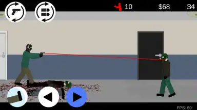 Screenshot von Flat Zombies: Cleanup and Defense 3