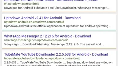 Screenshot von APUS Browser 7