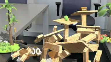 Screenshot von Angry Birds AR: Isle of Pigs 4