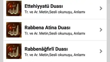Screenshot von Namaz Sureleri ve Dualar 6