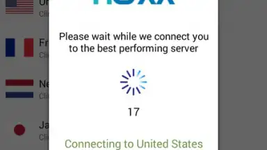 Screenshot von Hoxx VPN 1