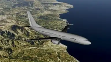 Screenshot von Flightradar24 9