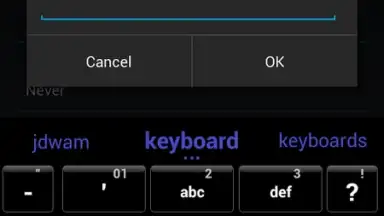 Screenshot von Jelly Bean Keyboard 4.3 5