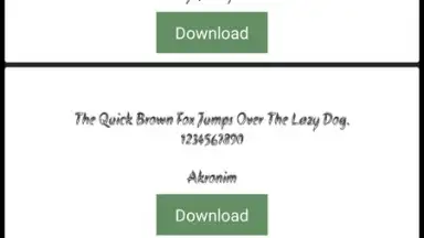 Screenshot von GxFonts - Custom fonts for Samsung Galaxy 2