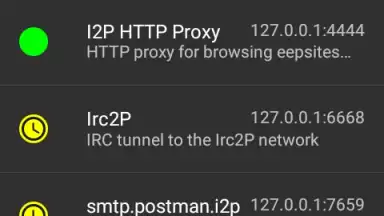 Screenshot von I2P 3