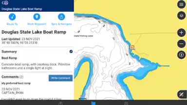 Screenshot von Garmin ActiveCaptain® 5