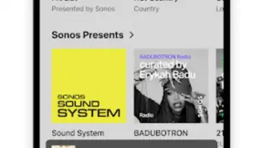 Screenshot von Sonos 3