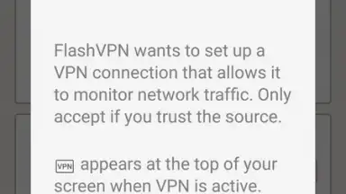 Screenshot von FlashVPN 3