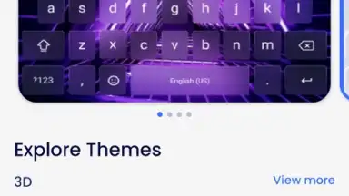 Screenshot von Font Keyboard 1