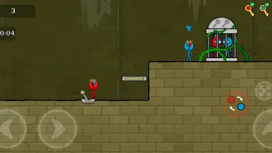 Screenshot von Red and Blue Stickman 4