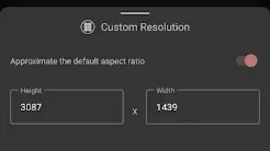 Screenshot von Pixels: Resolution+DPI Changer 5