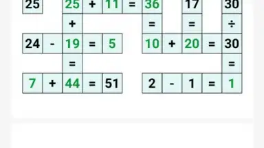 Screenshot von Cross Math 13