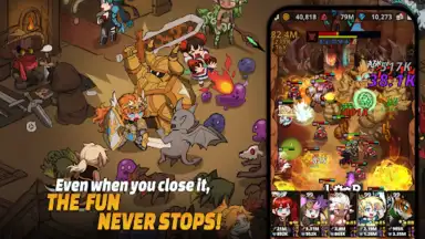 Screenshot von Loop Dungeon: Idle RPG 3