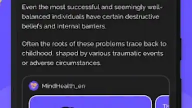 Screenshot von MindHealth 5