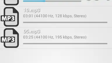 Screenshot von MP3Gain 2
