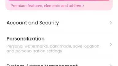 Screenshot von Meitu 11