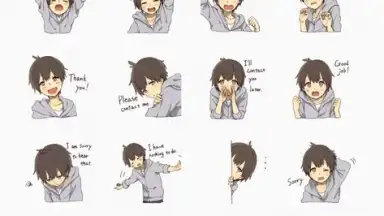 Screenshot von Otaku Nadu Sticker Pack 2