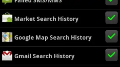 Screenshot von History Eraser 2
