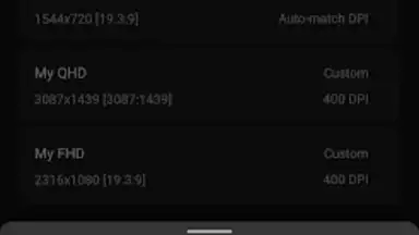Screenshot von Pixels: Resolution+DPI Changer 4