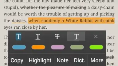 Screenshot von Moon+ Reader 3