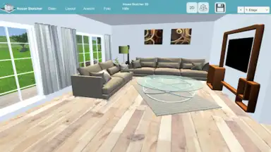 Screenshot von HOUSE SKETCHER | 3D FLOOR PLAN 3