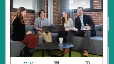 Screenshot von Google Meet (Original) 3