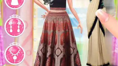 Screenshot von Indian Gopi Doll Makeover- Indian Bridal Fashion 4