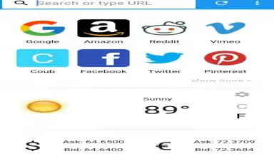 Screenshot von ßrowser 3