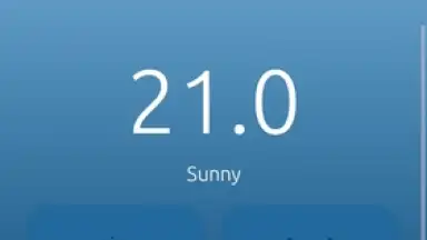 Screenshot von WeatherApp 4