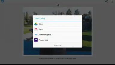 Screenshot von HP 10