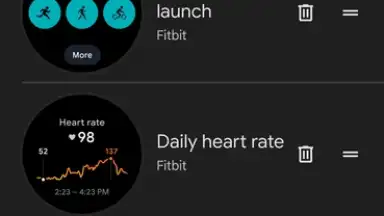 Screenshot von Google Pixel Watch 4