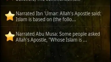 Screenshot von Sahih Al Bukhari 7