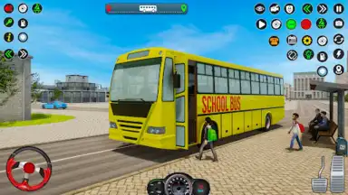 Screenshot von School Bus Driving Games 3D 6
